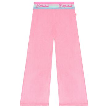 Girls Pink Logo Trousers