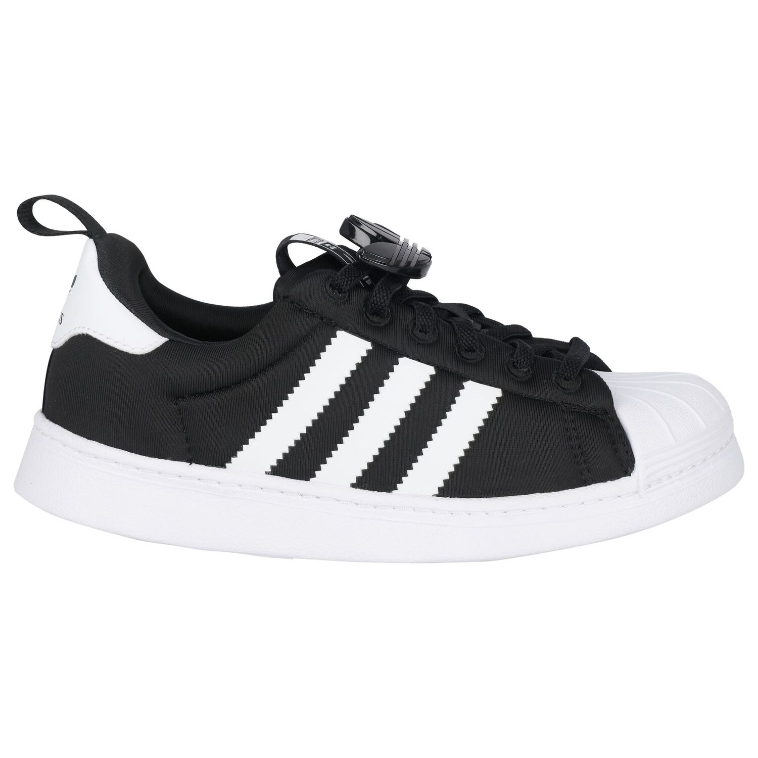 Black & White Comfort Closure Superstar Trainers, 1, hi-res image number null