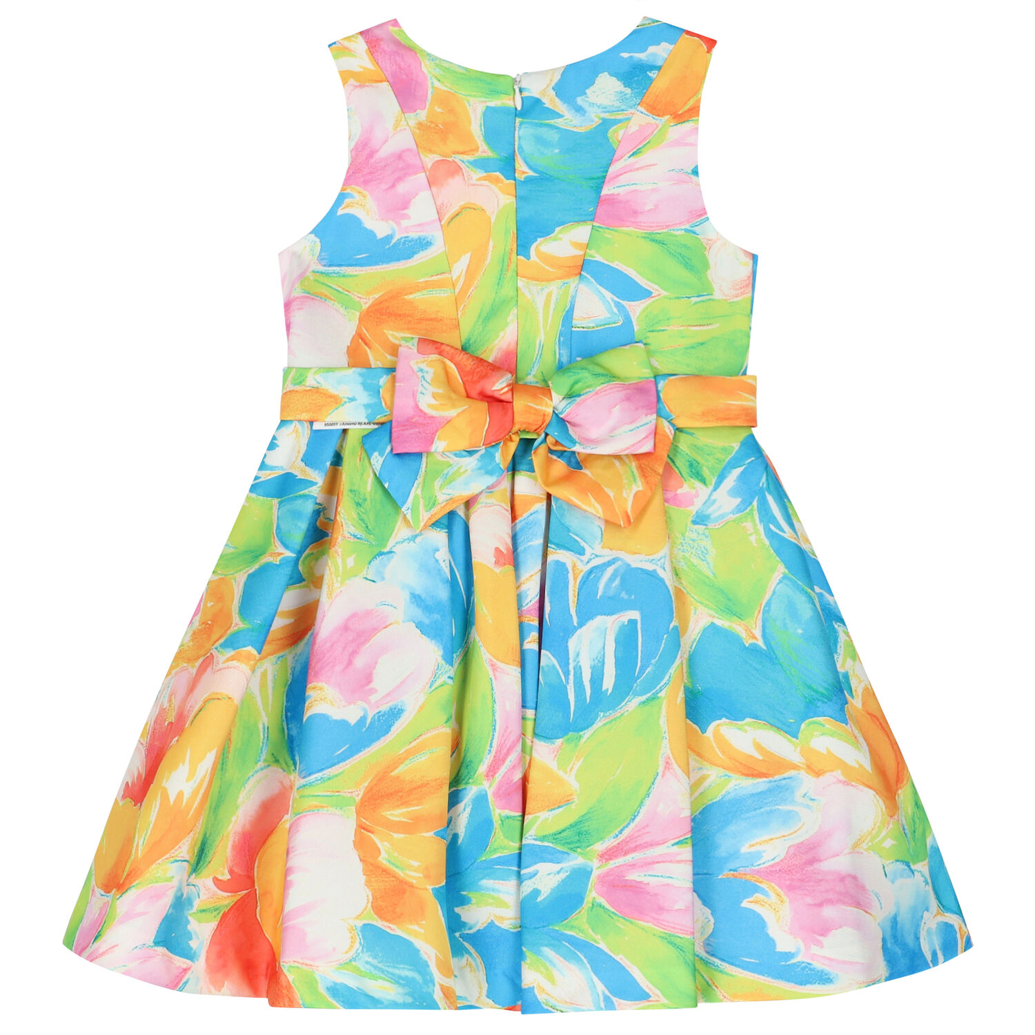 Girls Multi-Colored Floral Dress, 1, hi-res image number null