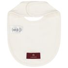 Ivory & Gold Logo Baygrow, Hat & Bib Gift Set, 1, hi-res