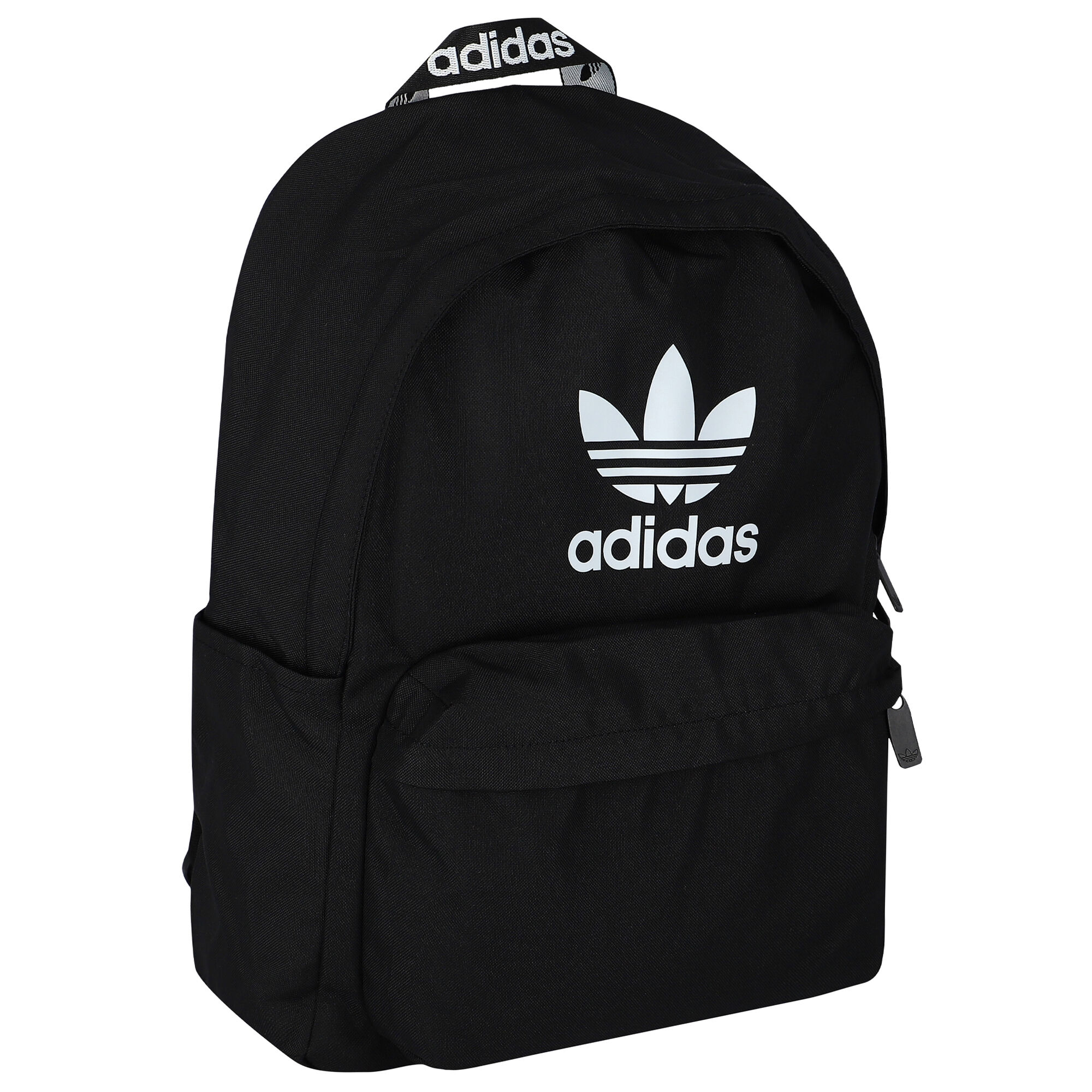 Adidas originals big hotsell logo black backpack