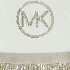 Girls Ivory & Gold Logo Sequin Dress, 2, hi-res