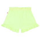 Girls Green Floral Shorts, 1, hi-res