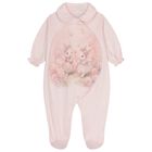 Baby Girls Pink Bunny Babygrow Gift Set, 1, hi-res