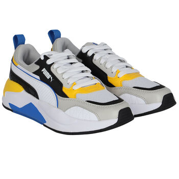 White & Grey X-Ray 2 Square Jr Trainers
