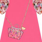 Younger Girls Pink Crossbody Bag Dress, 2, hi-res