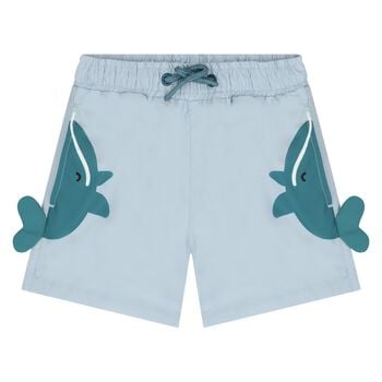 Younger Boys Blue Whale Swim Shorts