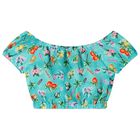 طقم تنورة باللون الأزرق للبنات, 1, hi-res