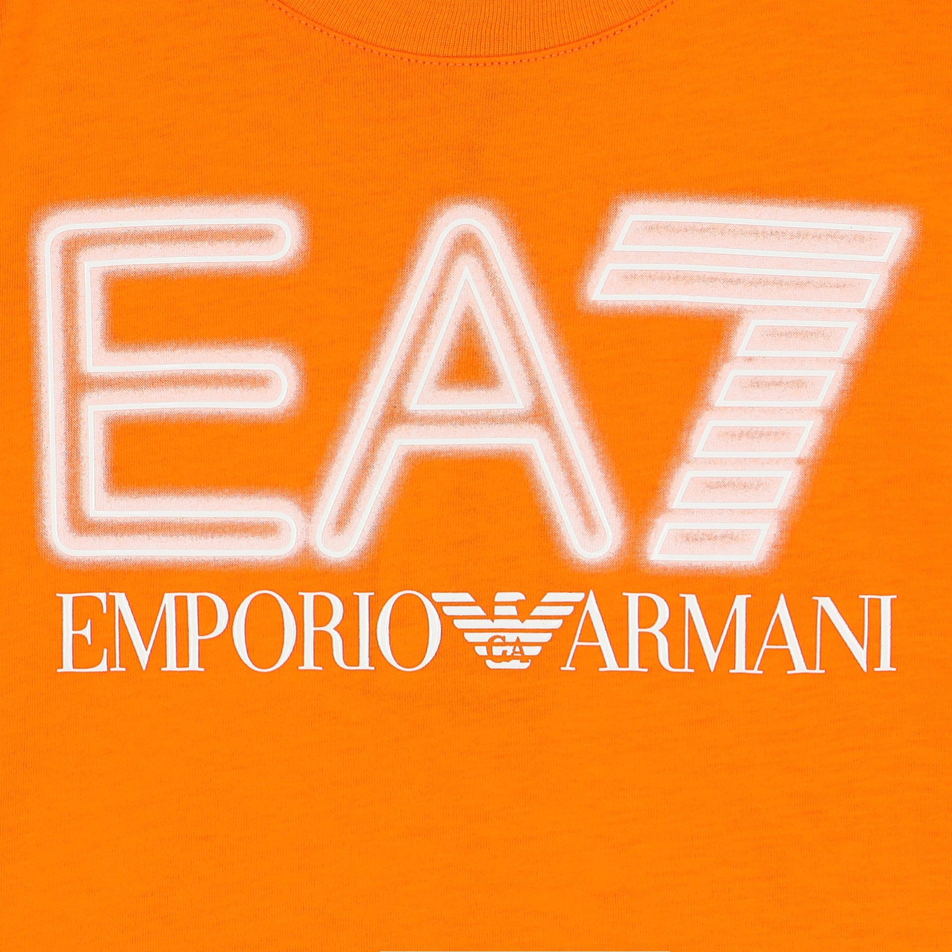 Orange armani t shirt top