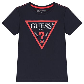Boys Navy Logo T-Shirt