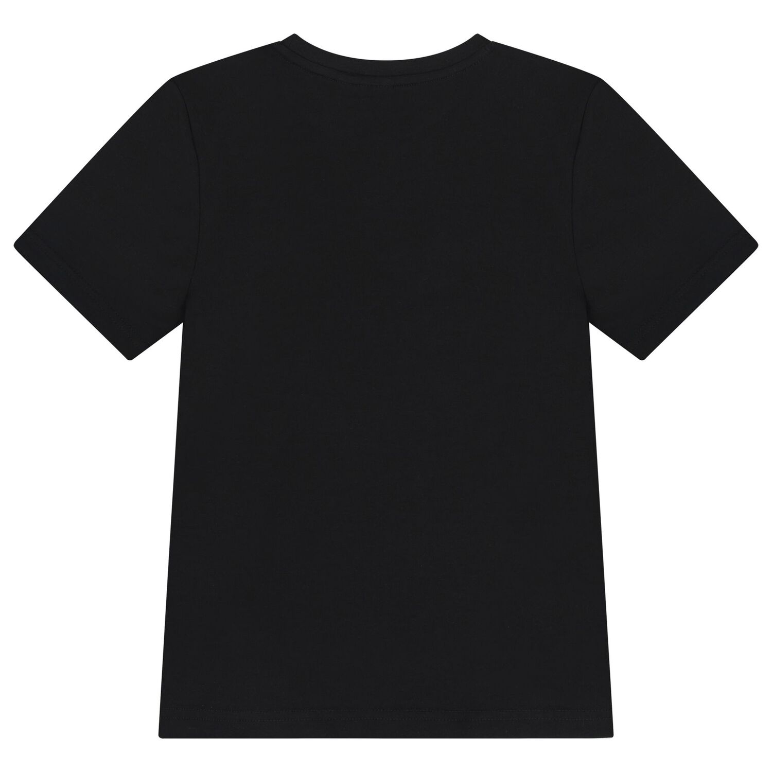 Boys Black Logo T-Shirt, 4, hi-res