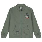 Boys Green & Ivory Skate Tracksuit Set, 1, hi-res