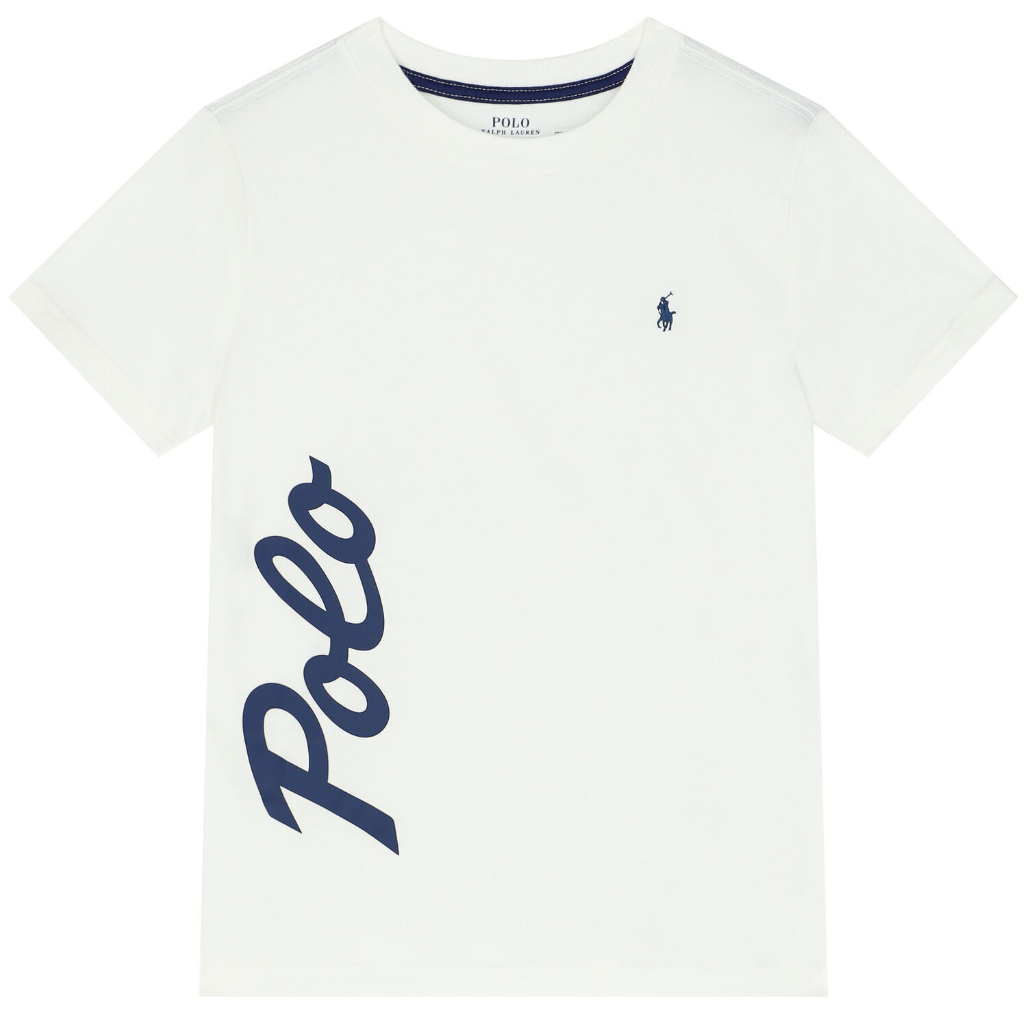 Boys White Logo T-Shirt, 1, hi-res image number null