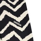 Girls Black & Ivory Zig Zag Leggings, 1, hi-res