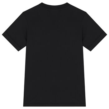 Boys Black Logo T-Shirt