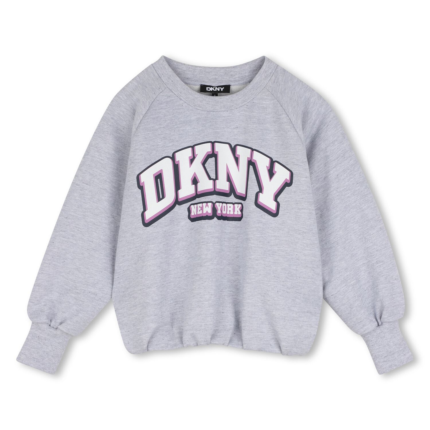 Girls Grey Logo Sweatshirt, 1, hi-res