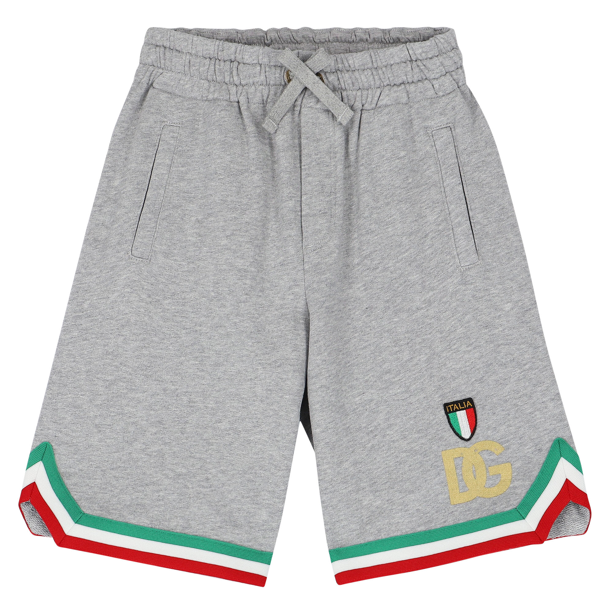 Grey jersey shorts boys sales