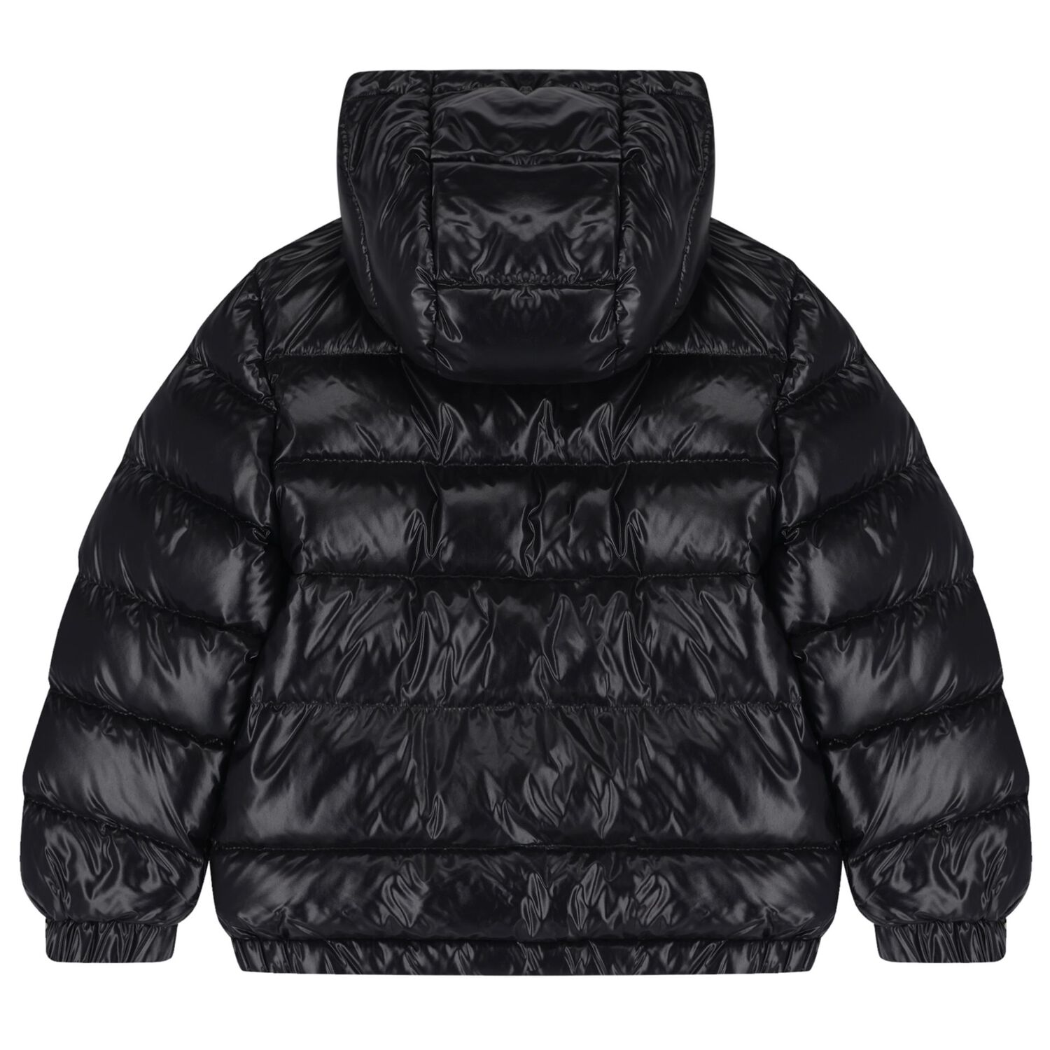 Boys Navy Blue Logo Puffer Jacket, 1, hi-res image number null