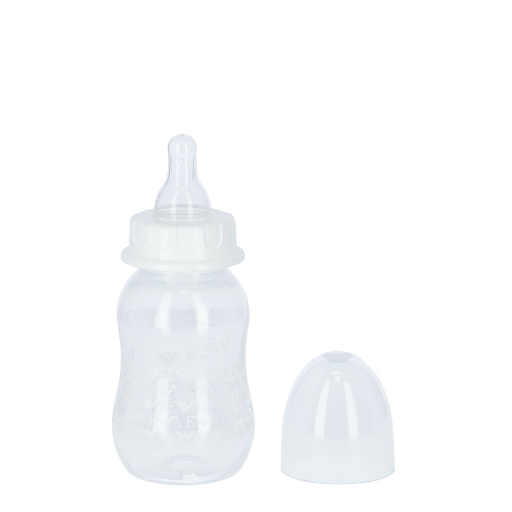Emporio Armani-Baby Boys Grey Bottle & Dummy Gift Set