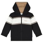 Baby Boys Black Logo Tracksuit, 1, hi-res