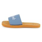 Girls Mini Me Blue & Beige Logo Sliders, 2, hi-res