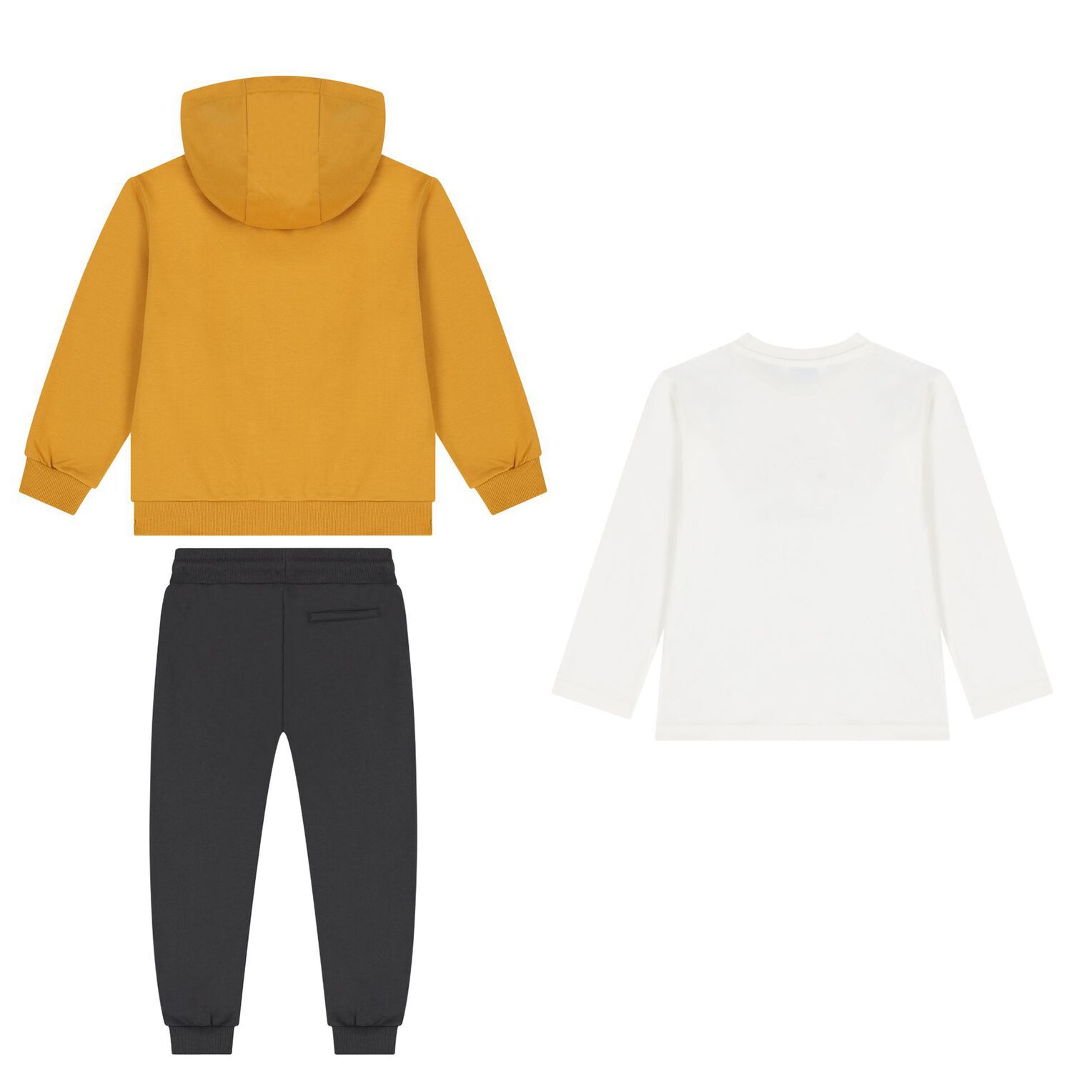 طقم بدله رياضيه للاولاد باللون الاصفر ( 3 قطع ) , 1, hi-res