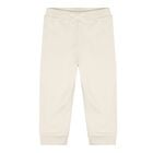Baby Girls Beige Patchwork Bear Tracksuit, 1, hi-res