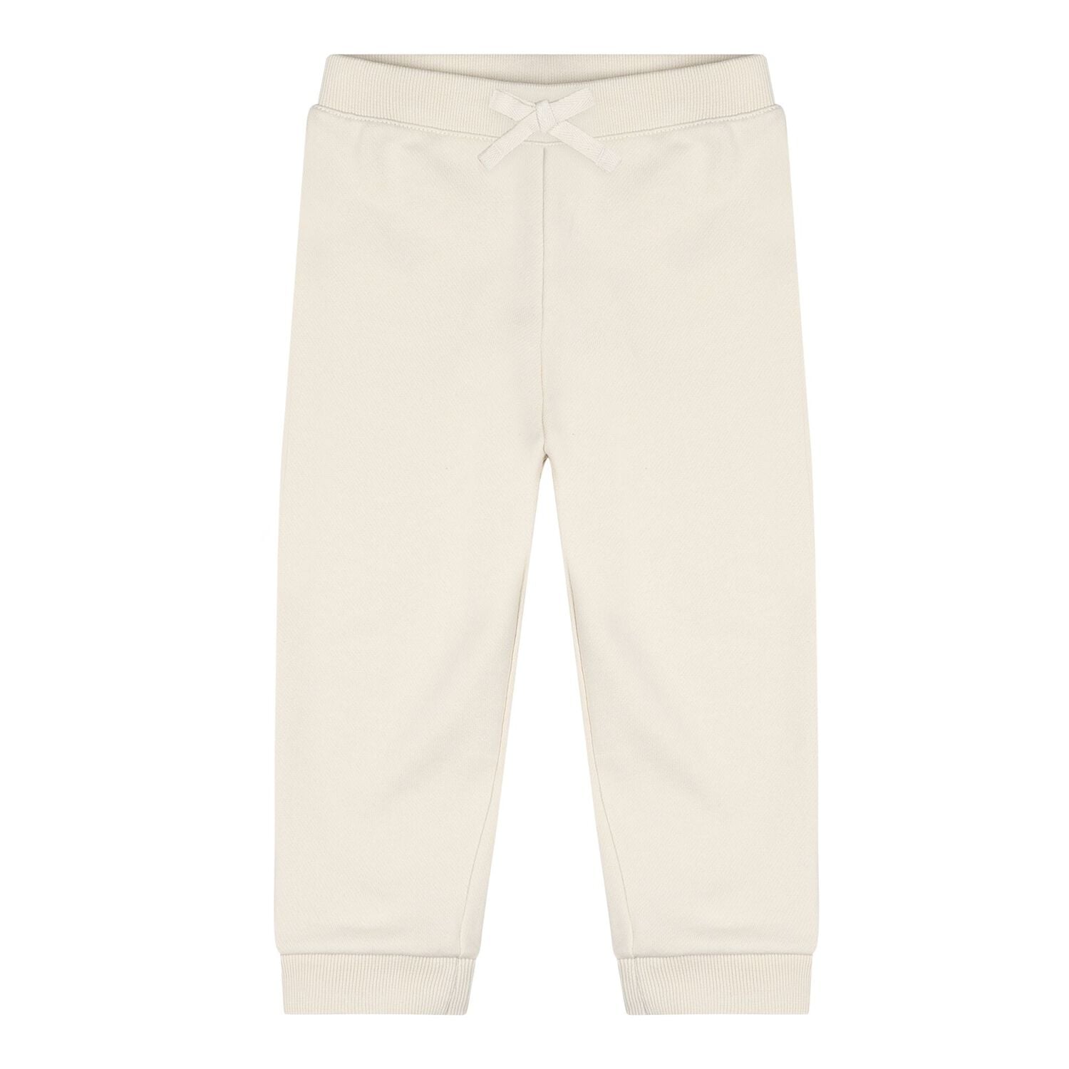 Baby Girls Beige Patchwork Bear Tracksuit, 1, hi-res