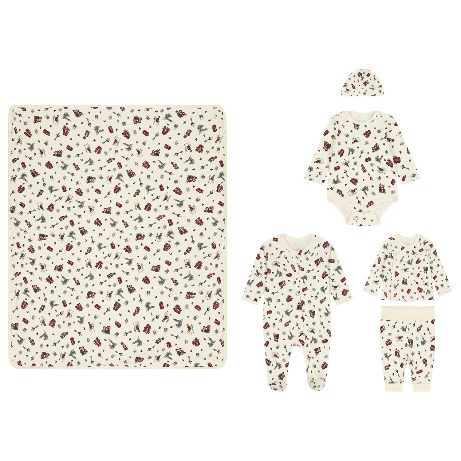 Ivory London Themed Babygrow Gift Set, 1, hi-res