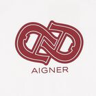 Younger Boys White Logo T-Shirt, 2, hi-res