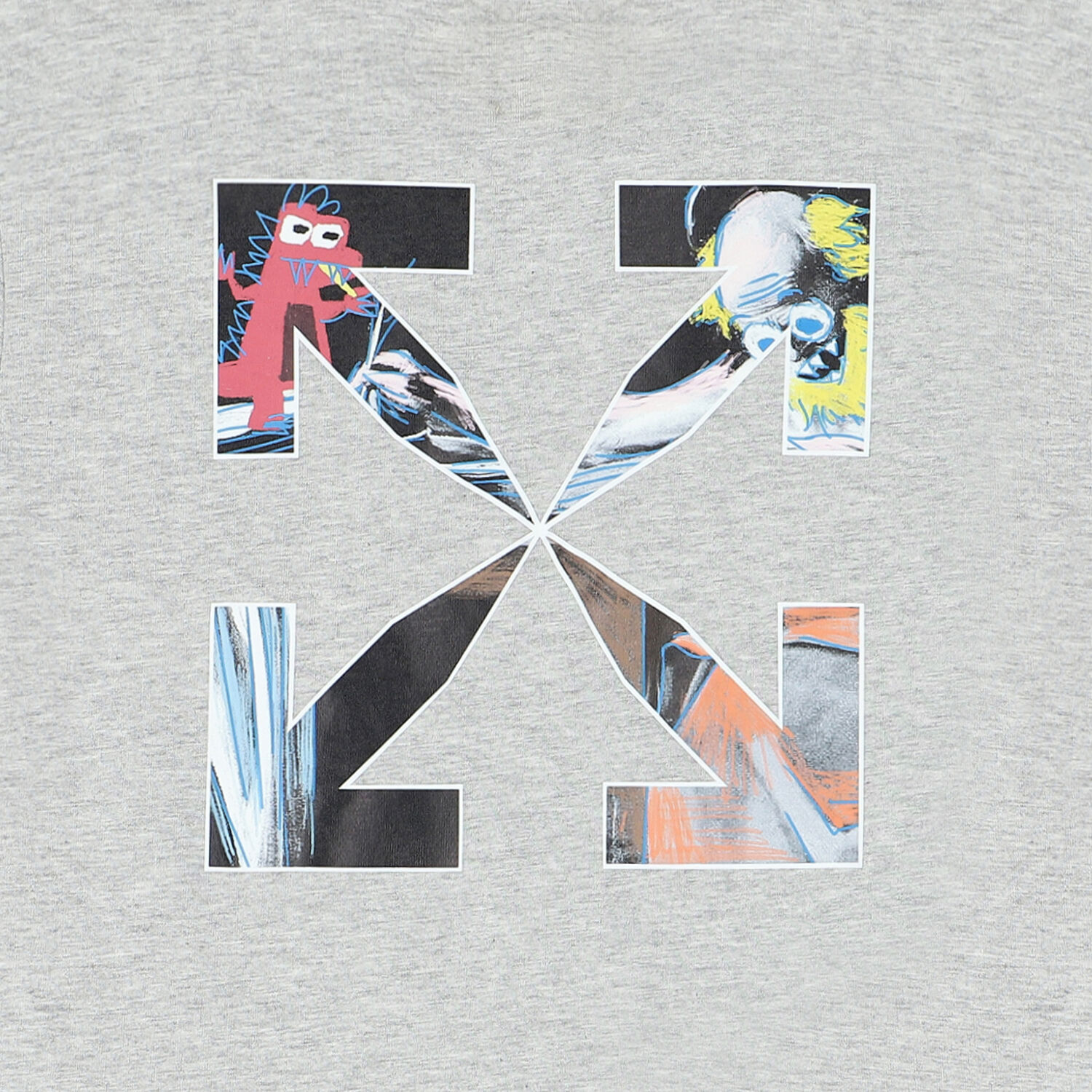 Grey Monster Arrow Logo T-Shirt, 3, hi-res image number null