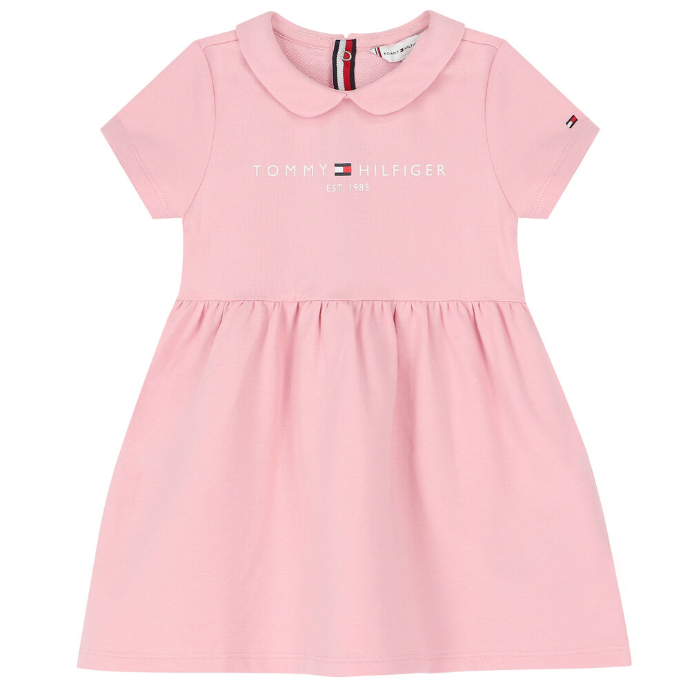 Tommy Hilfiger Baby Girls Pink Logo | Junior Couture USA