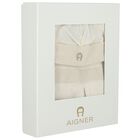 Ivory Teddy Bear Logo Babygrow Set, 1, hi-res