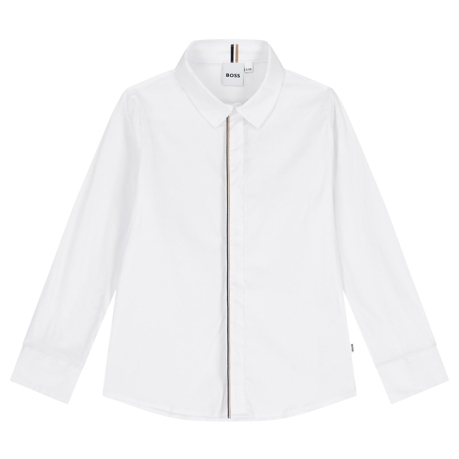 Boys White Shirt, 1, hi-res