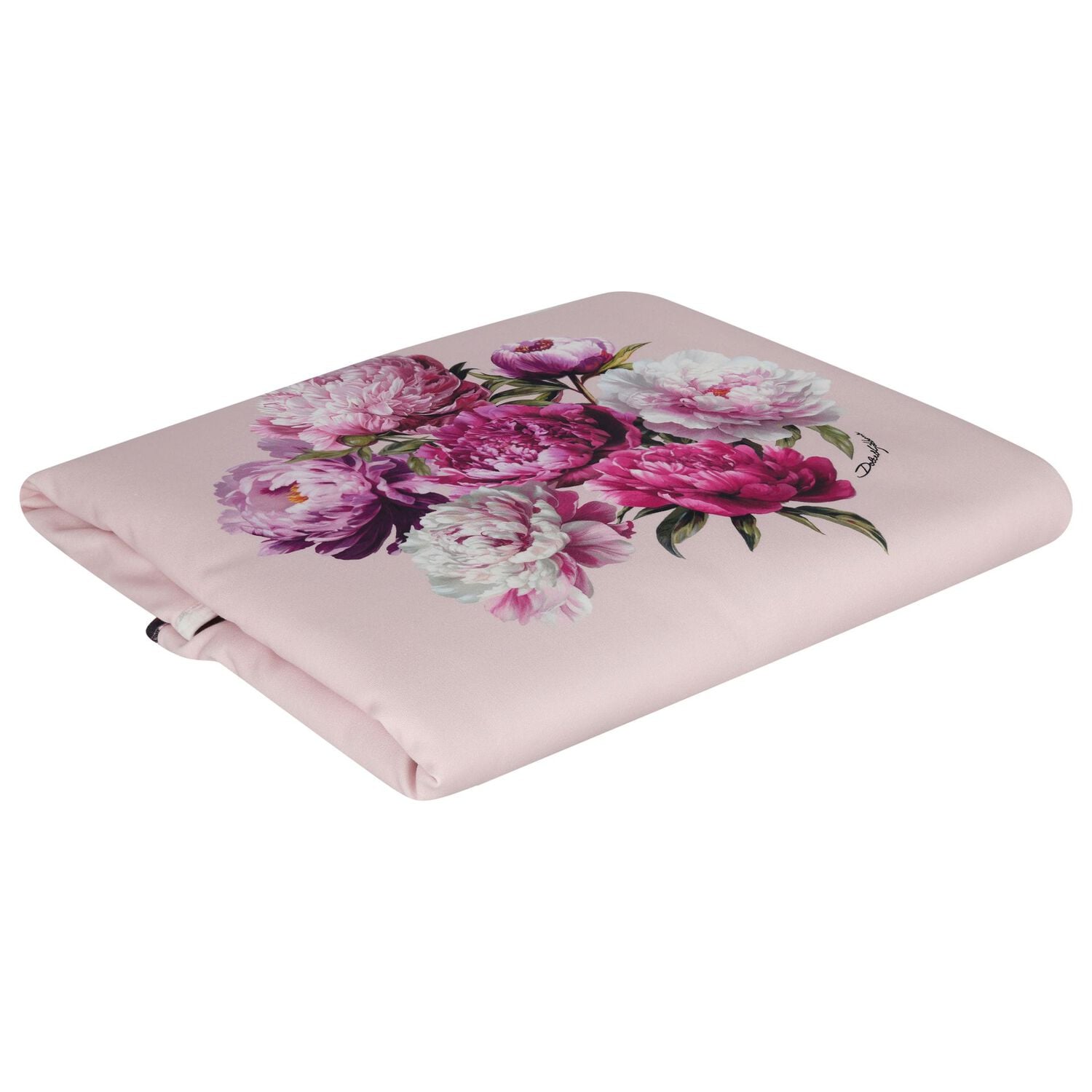 Baby Girls Pink Peony Blanket, 1, hi-res
