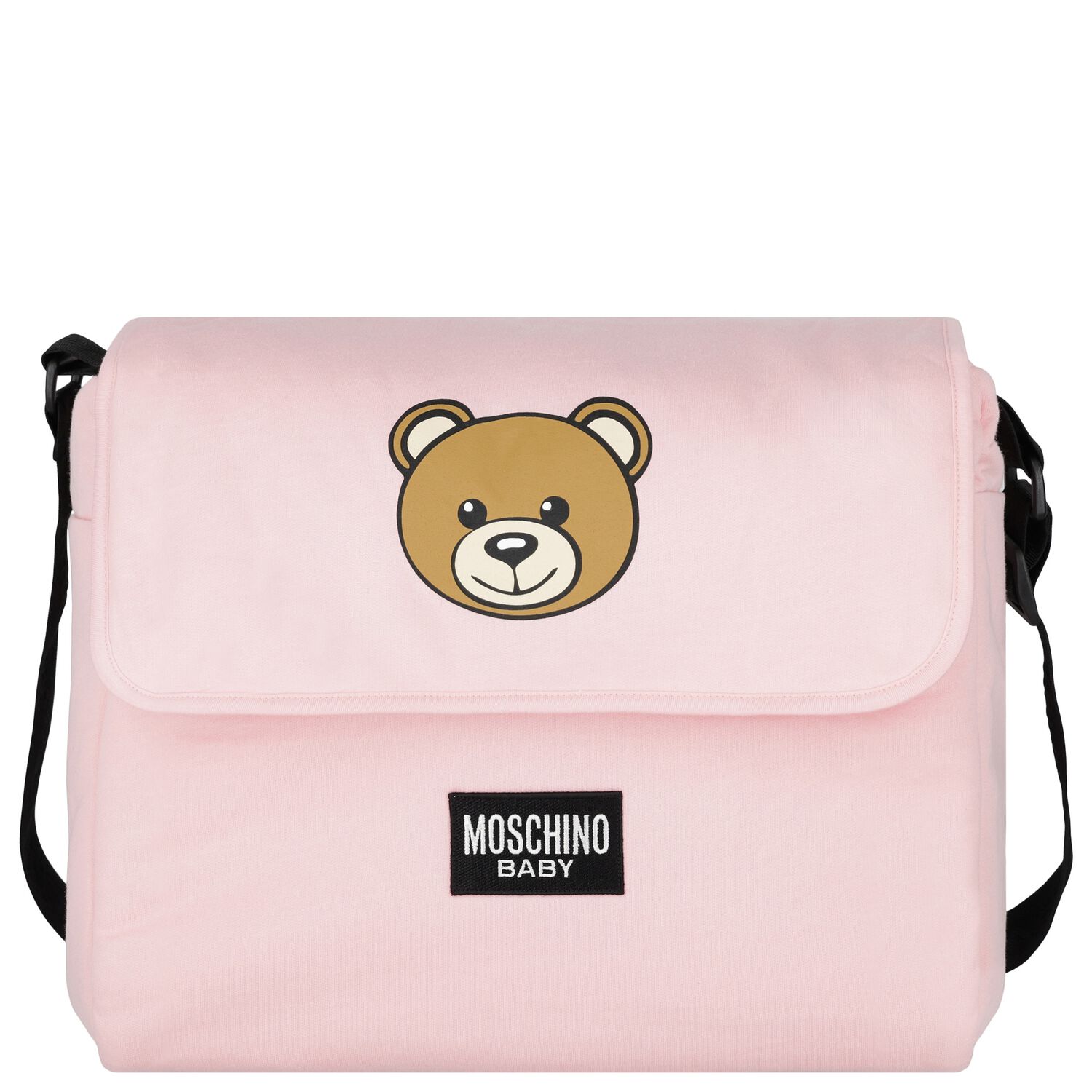 Pink Teddy Bear Logo Baby Changing Bag, 3, hi-res image number null