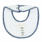 White Geo Map Baby Bib, 1, hi-res
