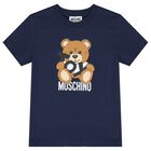 Navy Blue Teddy Bear Logo T-Shirt, 2, hi-res