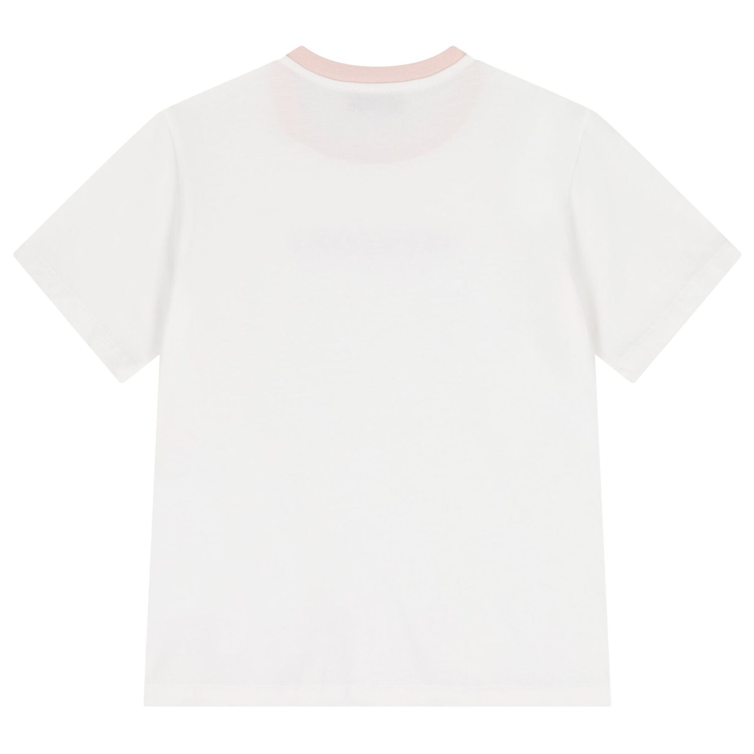 Girls White Logo T-Shirt, 1, hi-res