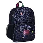 Girls Navy Blue Embellished Backpack ( 35cm ), 1, hi-res