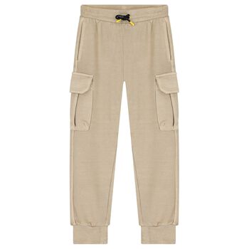 Boys Beige Joggers