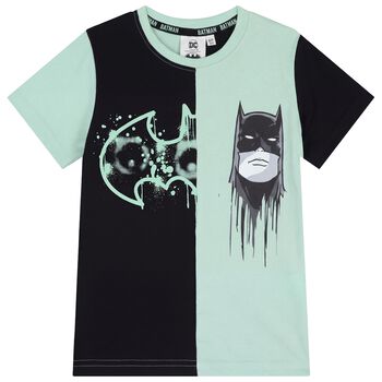 Boys Black & Green Batman T-Shirt