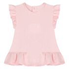 Baby Girls Ivory & Pink Floral Shorts Set ( 2-Pack ), 2, hi-res