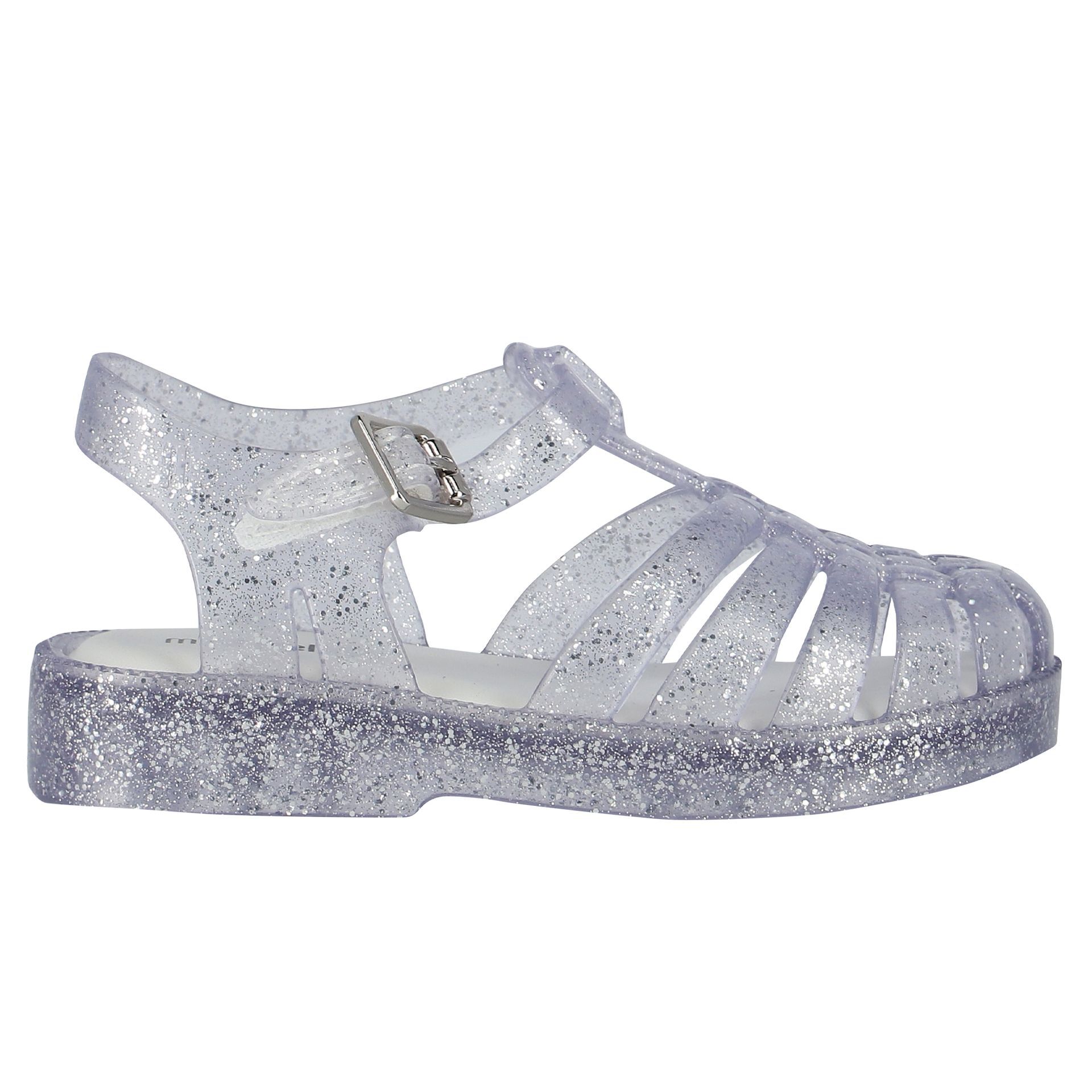 Girls glitter jelly shoes discount