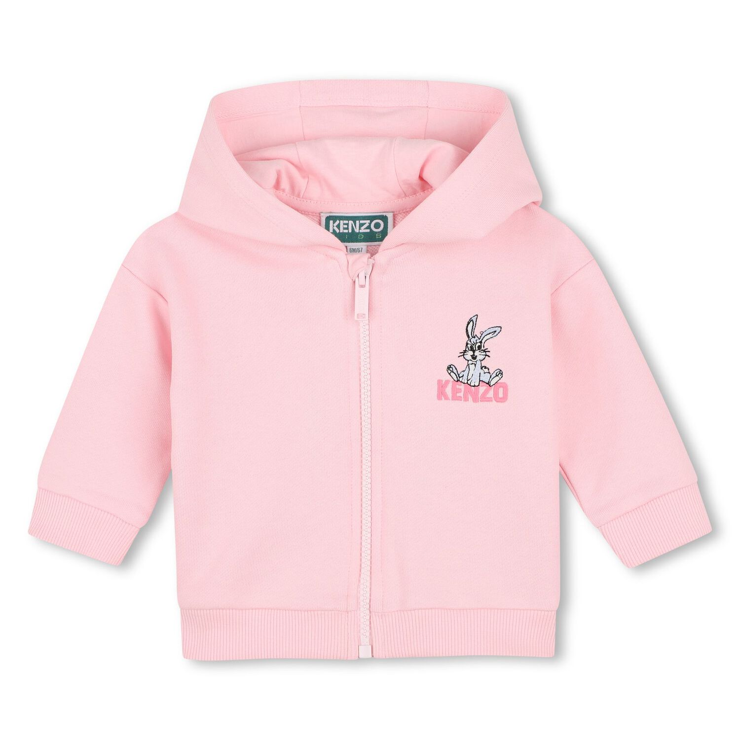Younger Girls Pink Bunny Logo Tracksuit, 1, hi-res