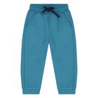 Younger Boys Blue & Beige Tiger Tracksuit Set, 1, hi-res