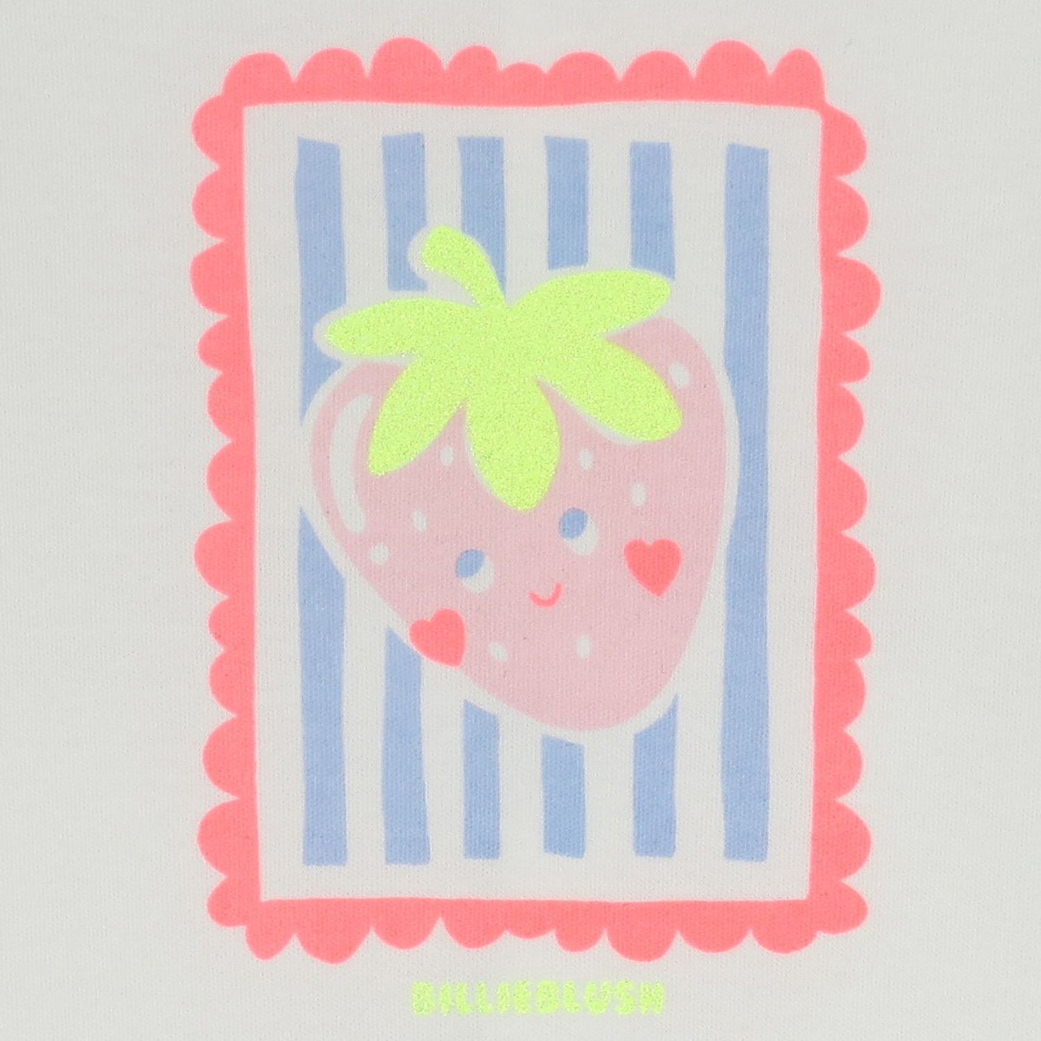 Baby Girls White Strawberry Babygrow, 1, hi-res