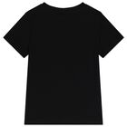 Girls Black Logo Medusa T-Shirt, 1, hi-res