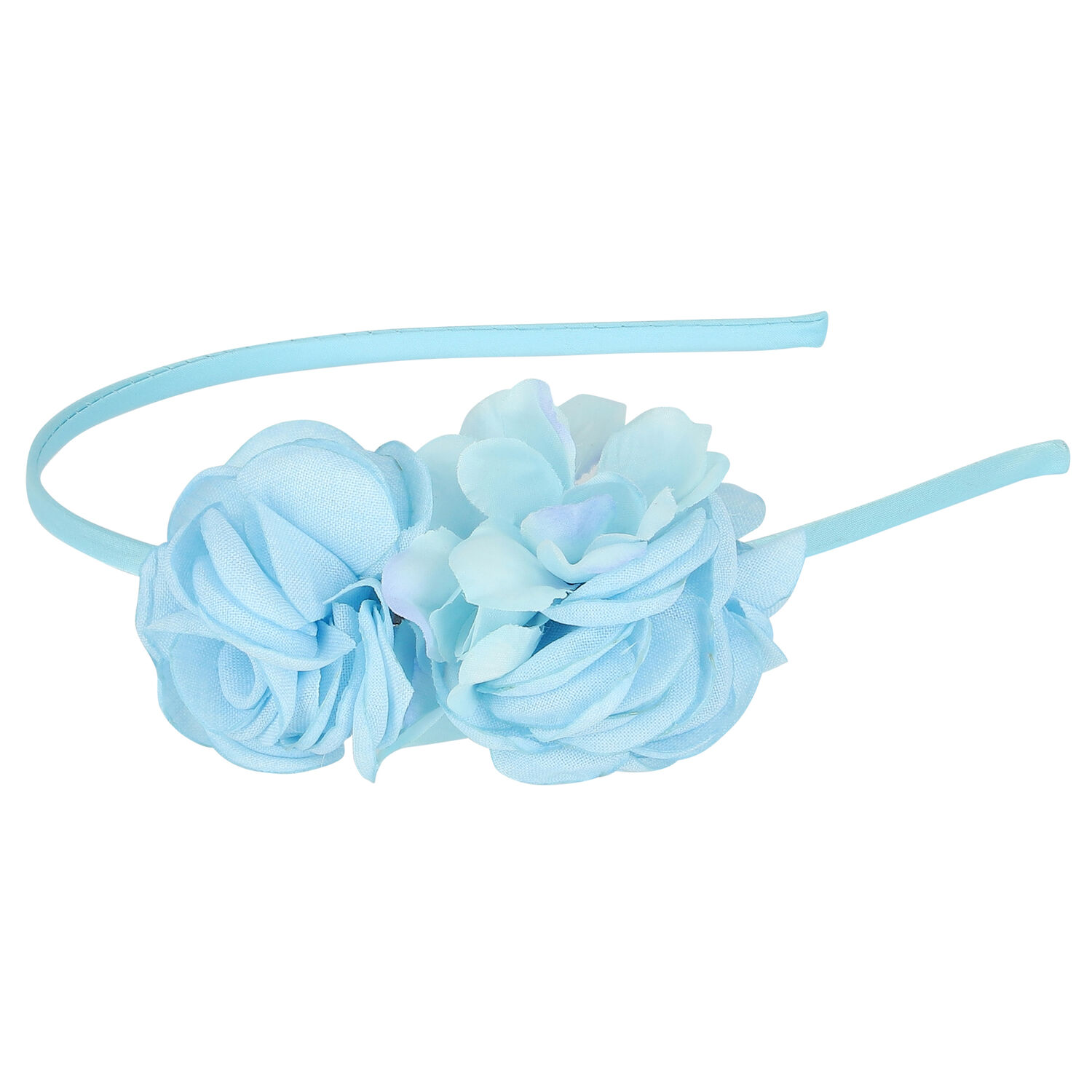 Girls White Flower Headband, 3, hi-res image number null