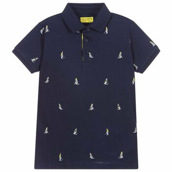 Boys Navy Blue Polo Shirt